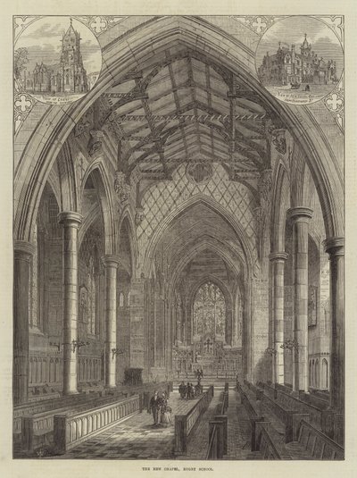 The New Chapel, Rugby School by Frank Watkins